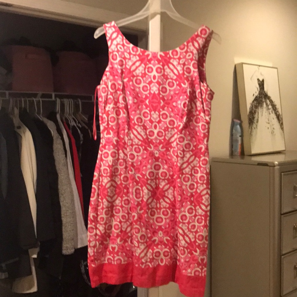Hot pink sun dress